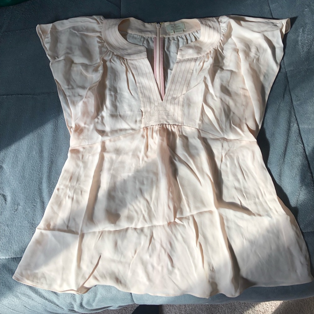 Blush flowy top